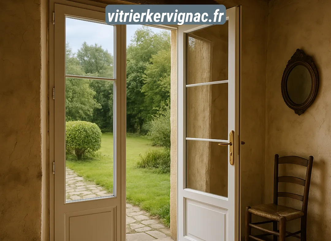 Installation de fenêtre en PVC Kervignac